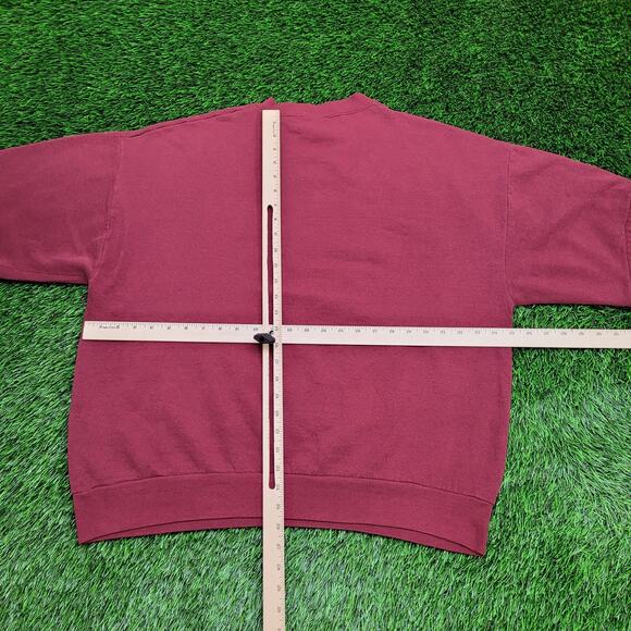 Vintage 1995 Native-American Wolf Sweatshirt Womens 2XL 25x26 Boxy - Picture 3 of 13